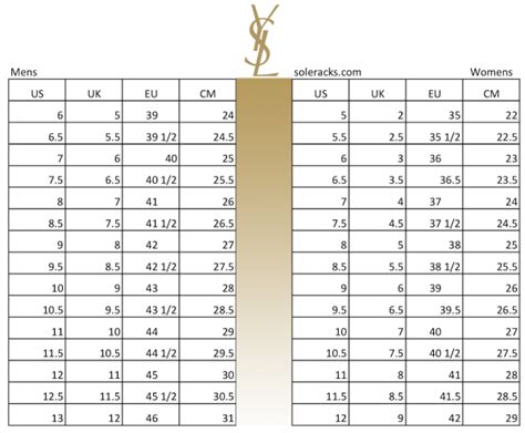 does ysl fit true to size|ysl y perfume size chart.